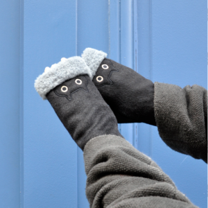 Mitaines SIMPLE couleur BK(noir)