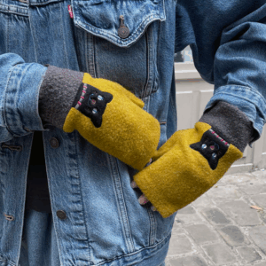 Mitaines STRIPE COLLAR couleur Y(jaune)