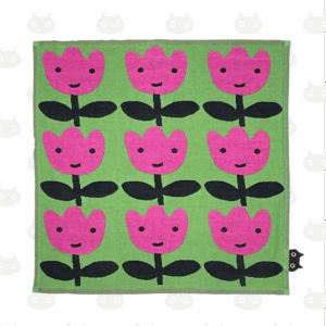 Serviette de gaze C TULIP couleur G(vert)