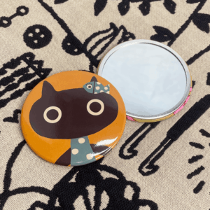 Miroir de poche MÉMÉ Series couleur CA(camel)