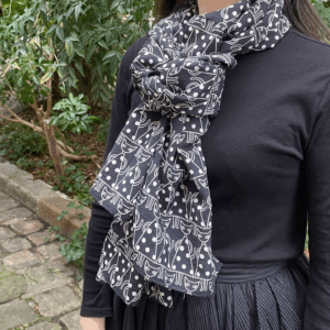 Étole KIKI couleur BK(noir)