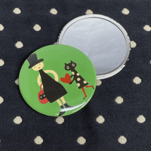 Miroir de poche MÉMÉ Series couleur G(vert)