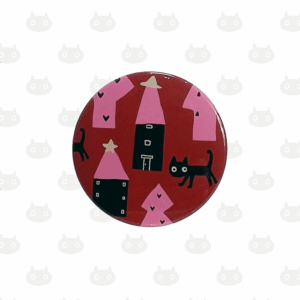 Alternative view of Miroir de poche TEXTILE Series couleur R(rouge)