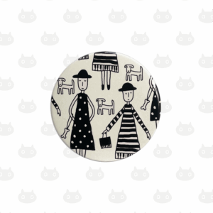 Alternative view of Miroir de poche TEXTILE Series couleur W(blanc)