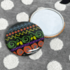 Compact mirror TEXTILE Series colour BK(black)