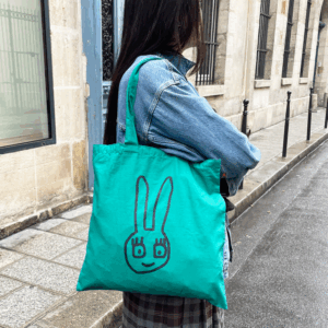 Tote bag YURUUSA colour EG(emerald green)