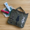 Trousse plate NAKAYOSHI couleur KH(kaki)