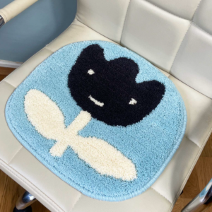 Alternative view of Chair Pad TULIP colour SB(sky blue)