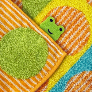 Alternative view of Mini towel RAINY SEASON colour OR(orange)