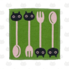 Mini gauze LUNCH colour G(green)