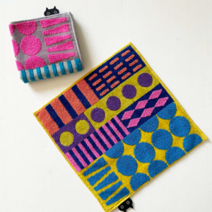 Alternative view of Mini towel PATCHWORK colour B(blue)