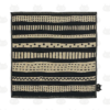 Gauze towel C WAVY LINES colour BK(black)